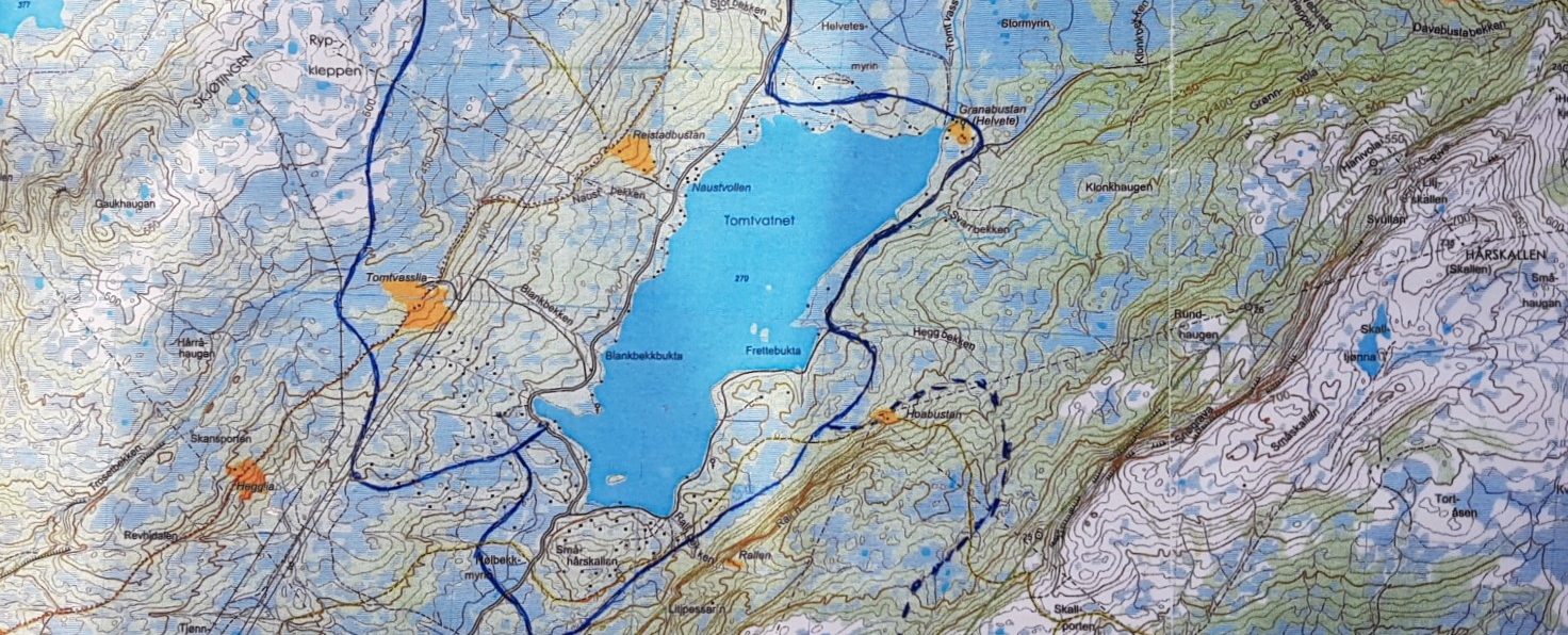 AVLYST:    Rydding av den gamle setervegen mellom Lavøya og Reistadbustaden